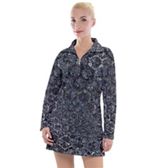 Lily Pads Women s Long Sleeve Casual Dress by MRNStudios