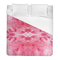 Pink Marbling Ornate Duvet Cover (full/ Double Size) by kaleidomarblingart