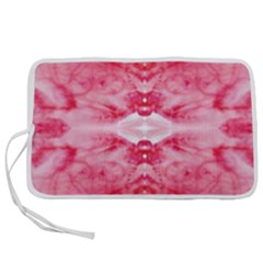 Pink Marbling Ornate Pen Storage Case (m) by kaleidomarblingart