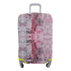 Pink On Grey I Repeats Luggage Cover (small)