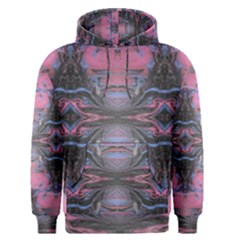 Grey Pink Module  Men s Core Hoodie by kaleidomarblingart