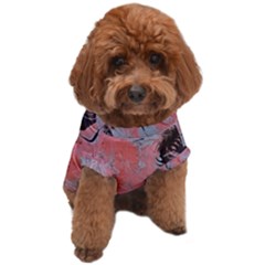 Pink Arabesque Dog T-shirt by kaleidomarblingart