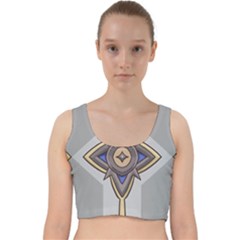 Abiogenisis Velvet Racer Back Crop Top by sacredsymbology