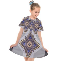 Abiogenisis Kids  Short Sleeve Shirt Dress by sacredsymbology