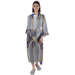 Abiogenisis Maxi Satin Kimono by sacredsymbology