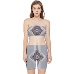 Abiogenisis Stretch Shorts And Tube Top Set