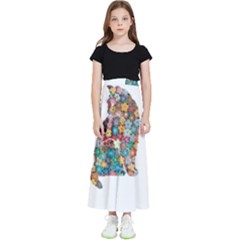 Flower Cat Kids  Skirt