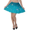 Bluesplash Velvet Skater Skirt View1