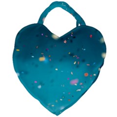 Bluesplash Giant Heart Shaped Tote by LW323