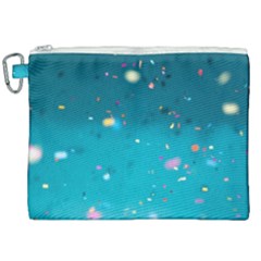 Bluesplash Canvas Cosmetic Bag (xxl) by LW323