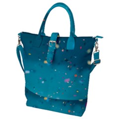 Bluesplash Buckle Top Tote Bag by LW323