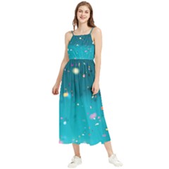 Bluesplash Boho Sleeveless Summer Dress