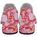 Cherry Blossom Cascades Abstract Floral Pattern Pink White  Women Slip On Heel Loafers View4