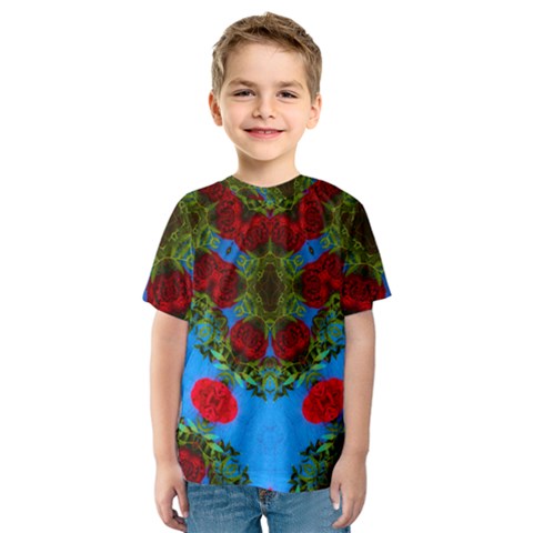 Rosette Kids  Sport Mesh Tee by LW323