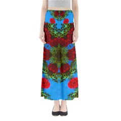 Rosette Full Length Maxi Skirt by LW323