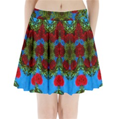 Rosette Pleated Mini Skirt by LW323