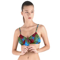 Rosette Tie Up Cut Bikini Top by LW323