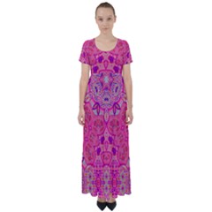 Pinkstar High Waist Short Sleeve Maxi Dress by LW323