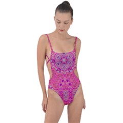 Pinkstar Tie Strap One Piece Swimsuit by LW323