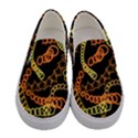 Chains, abstract  Women s Canvas Slip Ons View1