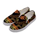 Chains, abstract  Women s Canvas Slip Ons View2