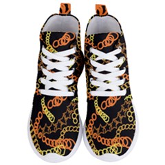 Chains, Abstract  Women s Lightweight High Top Sneakers by UniqueThings