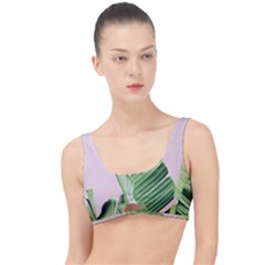 Palm Leaves On Pink The Little Details Bikini Top by goljakoff