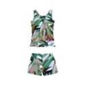 Tropical leaves Kids  Boyleg Swimsuit View2