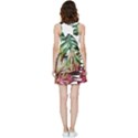 Tropical leaves Inside Out Reversible Sleeveless Dress View2