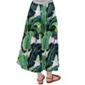 Banana leaves Satin Palazzo Pants View2