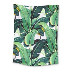 Banana Leaves Medium Tapestry by goljakoff