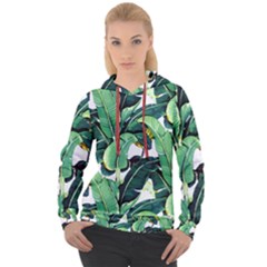 Banana Leaves Women s Overhead Hoodie by goljakoff