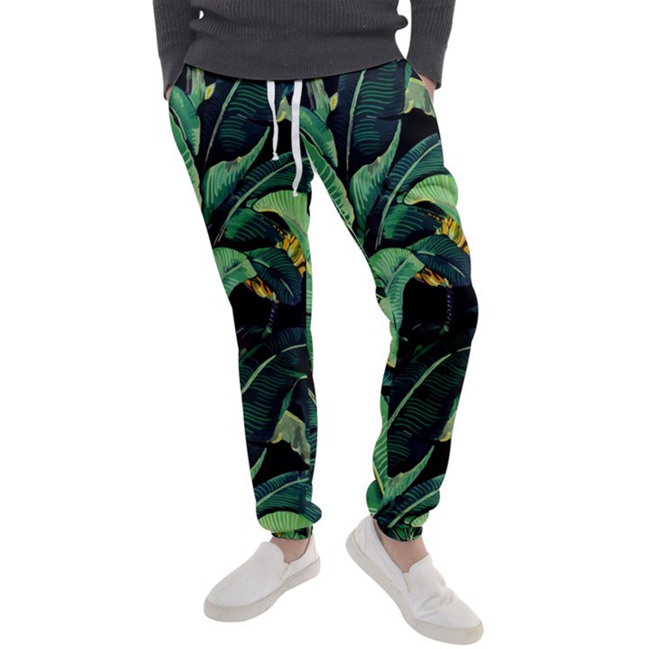 Night banana leaves Men s Jogger Sweatpants