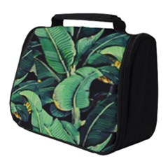 Night Banana Leaves Full Print Travel Pouch (small) by goljakoff