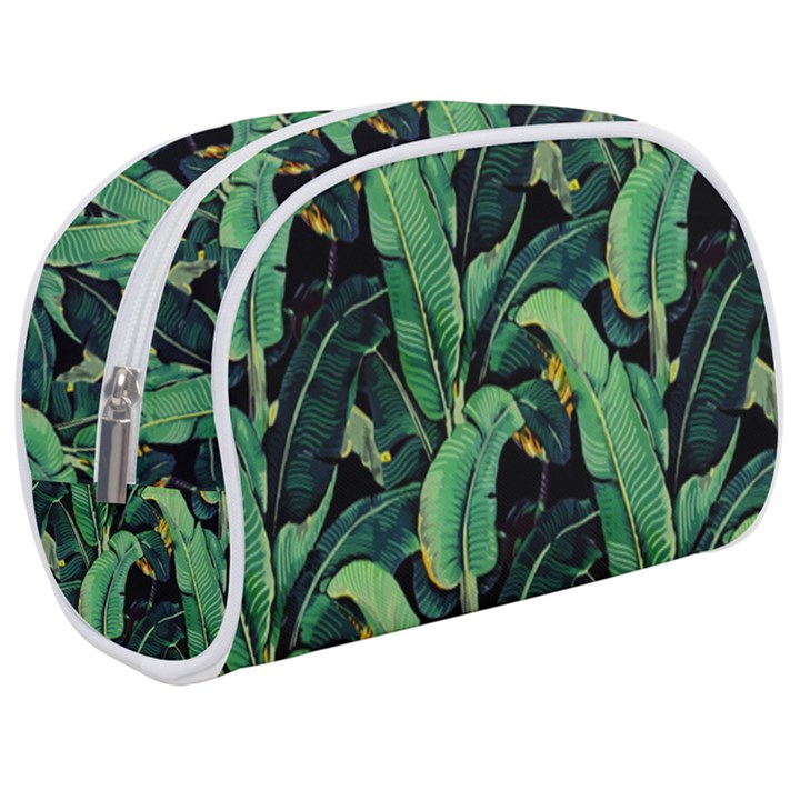 Night banana leaves Make Up Case (Medium)