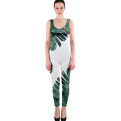 Banana Leaves One Piece Catsuit by goljakoff