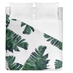 Banana Leaves Duvet Cover (queen Size) by goljakoff