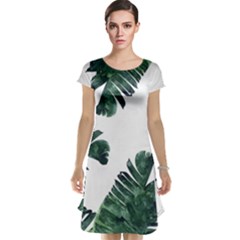 Banana Leaves Cap Sleeve Nightdress by goljakoff