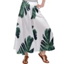 Banana leaves Satin Palazzo Pants View1