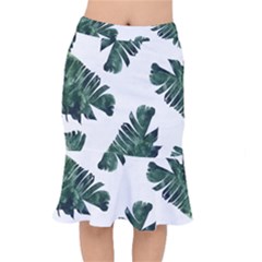 Banana Leaves Short Mermaid Skirt by goljakoff