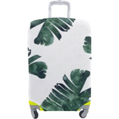 Banana Leaves Luggage Cover (large) by goljakoff