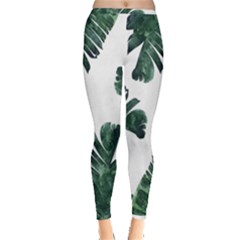 Banana Leaves Inside Out Leggings by goljakoff