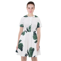 Banana Leaves Sailor Dress by goljakoff