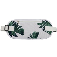 Banana Leaves Rounded Waist Pouch by goljakoff