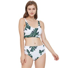 Banana Leaves Frilly Bikini Set by goljakoff