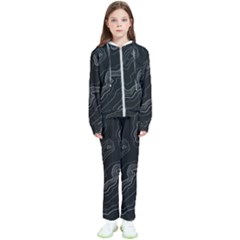 Topography Map Kids  Tracksuit by goljakoff