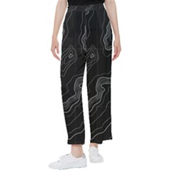 Topography Map Women s Pants  by goljakoff