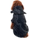 Black Topography Dog Coat View2