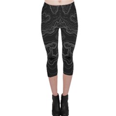 Topography Capri Leggings  by goljakoff