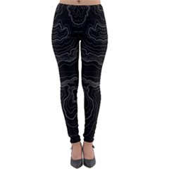 Topography Lightweight Velour Leggings by goljakoff